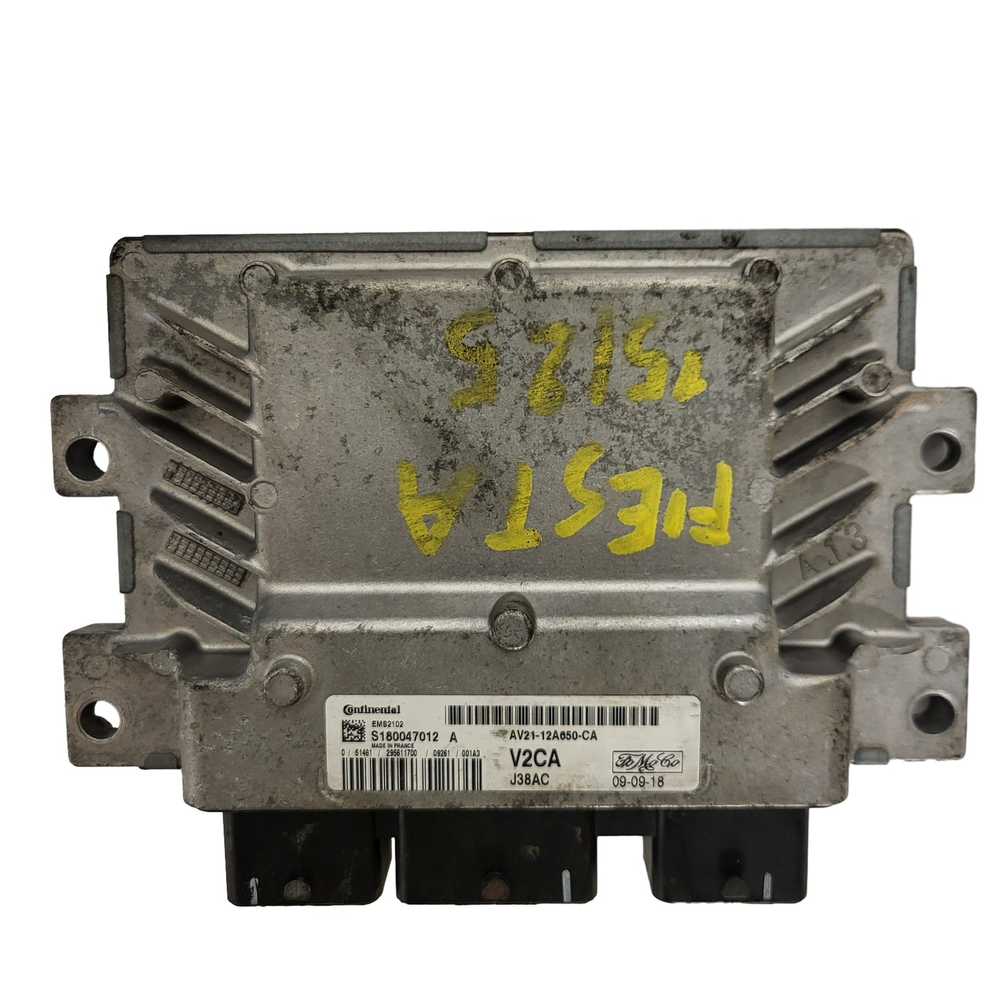 Ford ECU / S180047012A / AV21-12A650-CA / EMS2102 / V2CA / CONTINENTAL