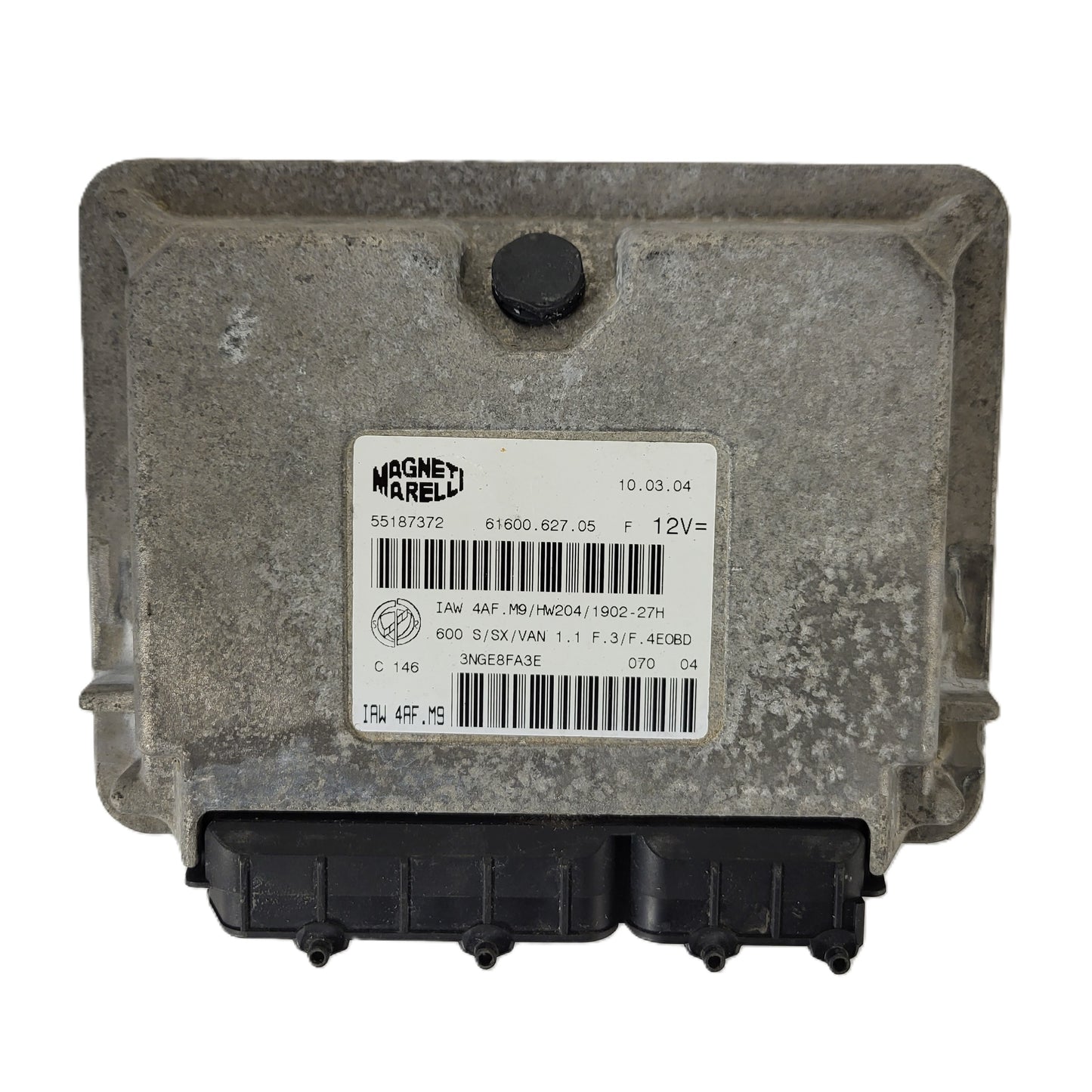 Fiat Seicento 600 ECU / 55187372 / IAW4AF.M9 / 61600.627.05 / MAGNETI MARELLI