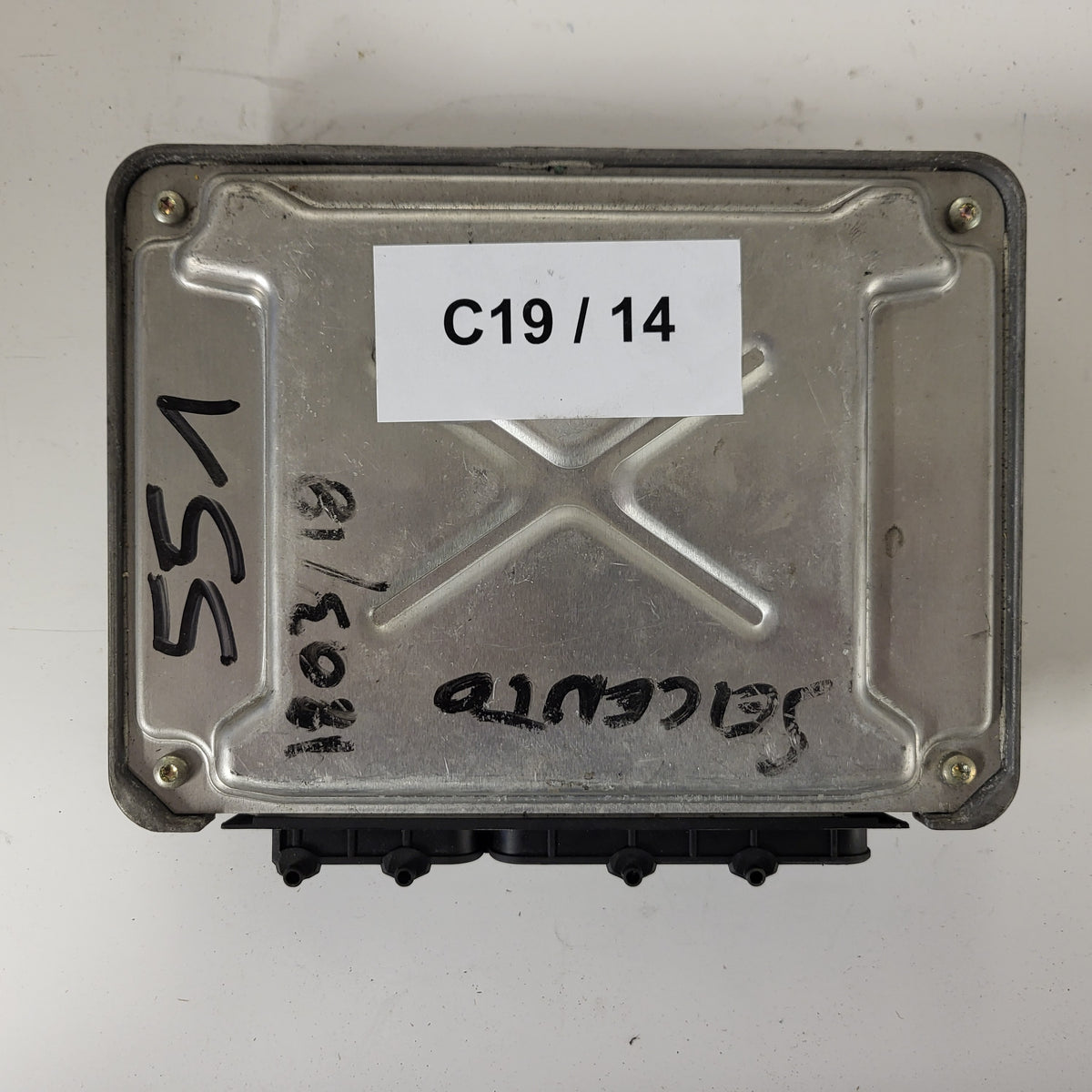 Fiat Seicento 600 ECU / 55187372 / IAW4AF.M9 / 61600.627.05 / MAGNETI MARELLI - C19-14 - 3