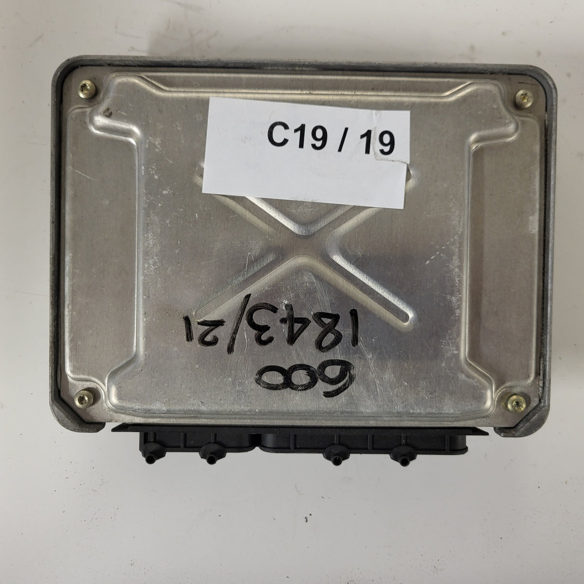 Fiat Seicento 600 ECU / 55187372 / IAW4AF.M9 / 61600.627.05 / MAGNETI MARELLI - C19-19 - 3
