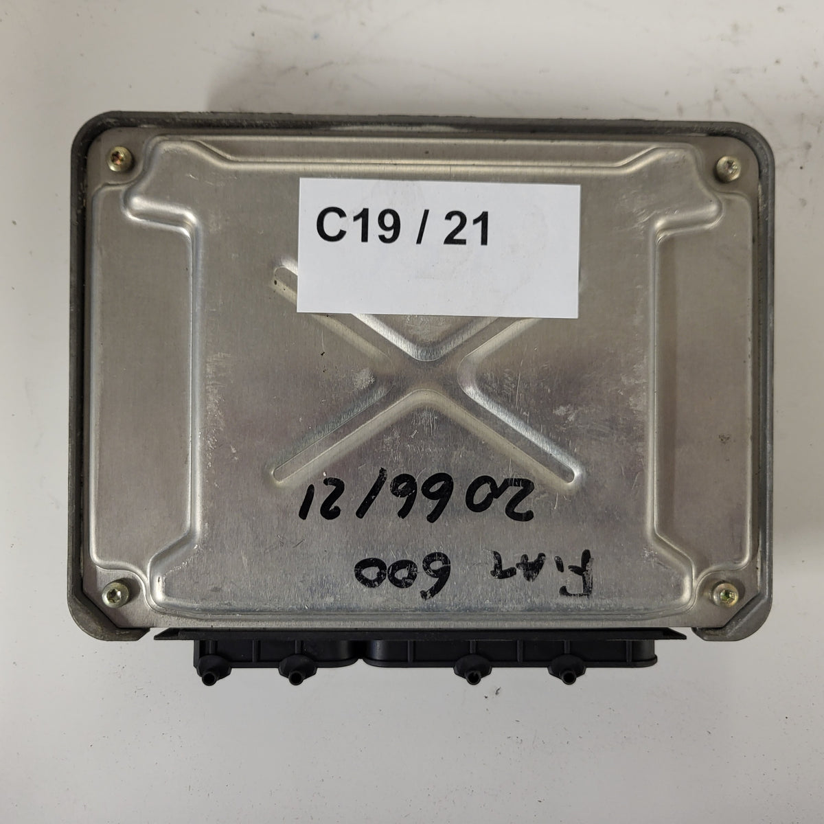 Fiat Seicento 600 ECU / 55187372 / IAW4AF.M9 / 61600.627.05 / MAGNETI MARELLI - C19-21 - 3