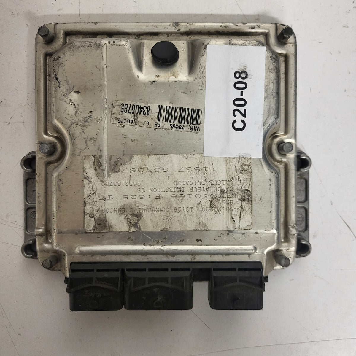 PEUGEOT CITROEN ECU / 0281011248 / EDC15C2 / 9652183780 / 9646850580 / BOSCH - C20-08 - 3