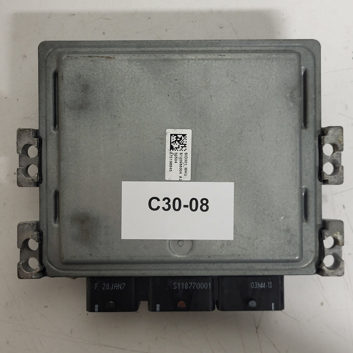 Renault Megane ECU / S122326110A / 8200659536 / 8200592611 / SID 301 / SID301 - C30-08 - 3