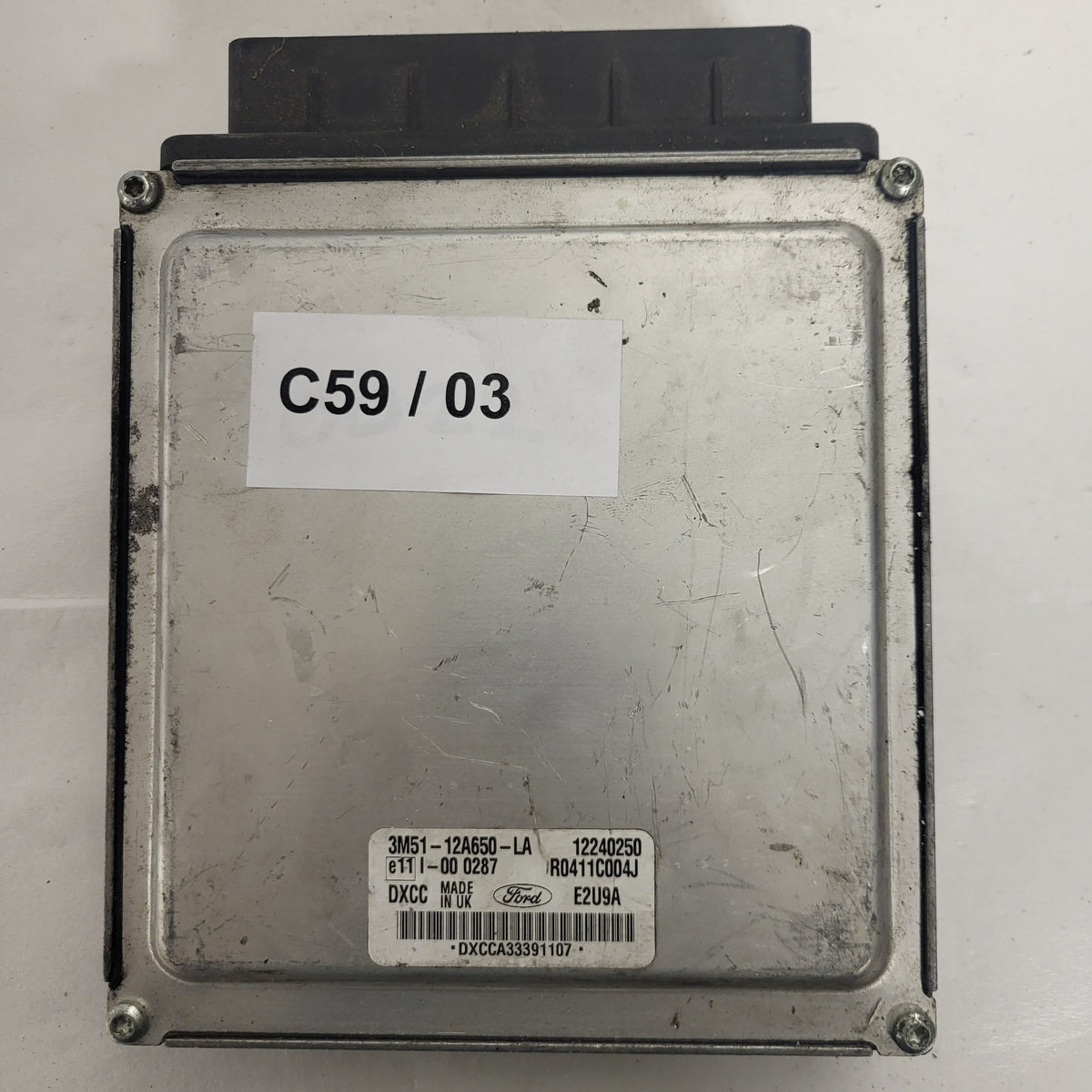 FORD FOCUS CDTI ECU / 3M51-12A650-LA / DXCC / R0411C004J / 12240250 - C59-03 - 3