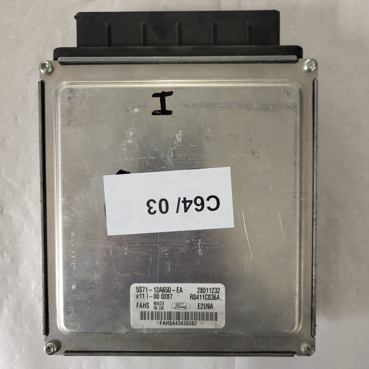 Ford Mondeo ECU / 5S71-12A650-EA / FAHS / R0411C036A / DELPHI - C64-03 - 3