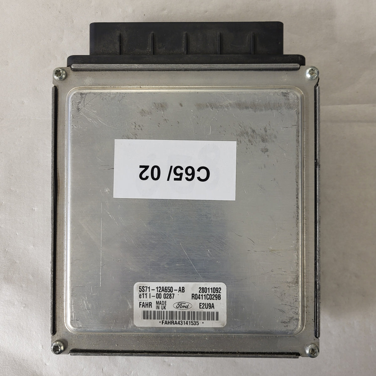 FORD MONDEO ECU / 5S71-12A650-AB / FAHR / R0411C029B / CENTRALINA - C65-02 - 3