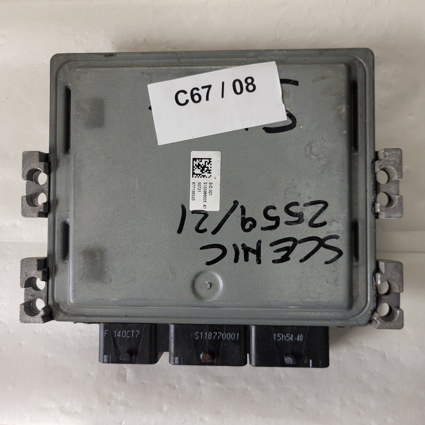 Renault Megane Scenic ECU / S122326113A / 8200804775 / 8200807626 / SID301 / SIEMENS