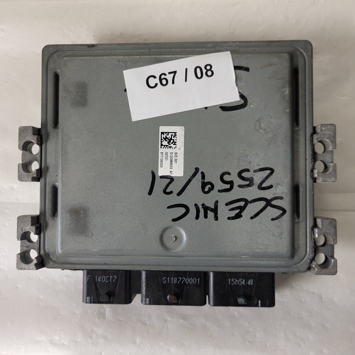 Renault Megane Scenic ECU / S122326113A / 8200804775 / 8200807626 / SID301 / - C67-08 - 3