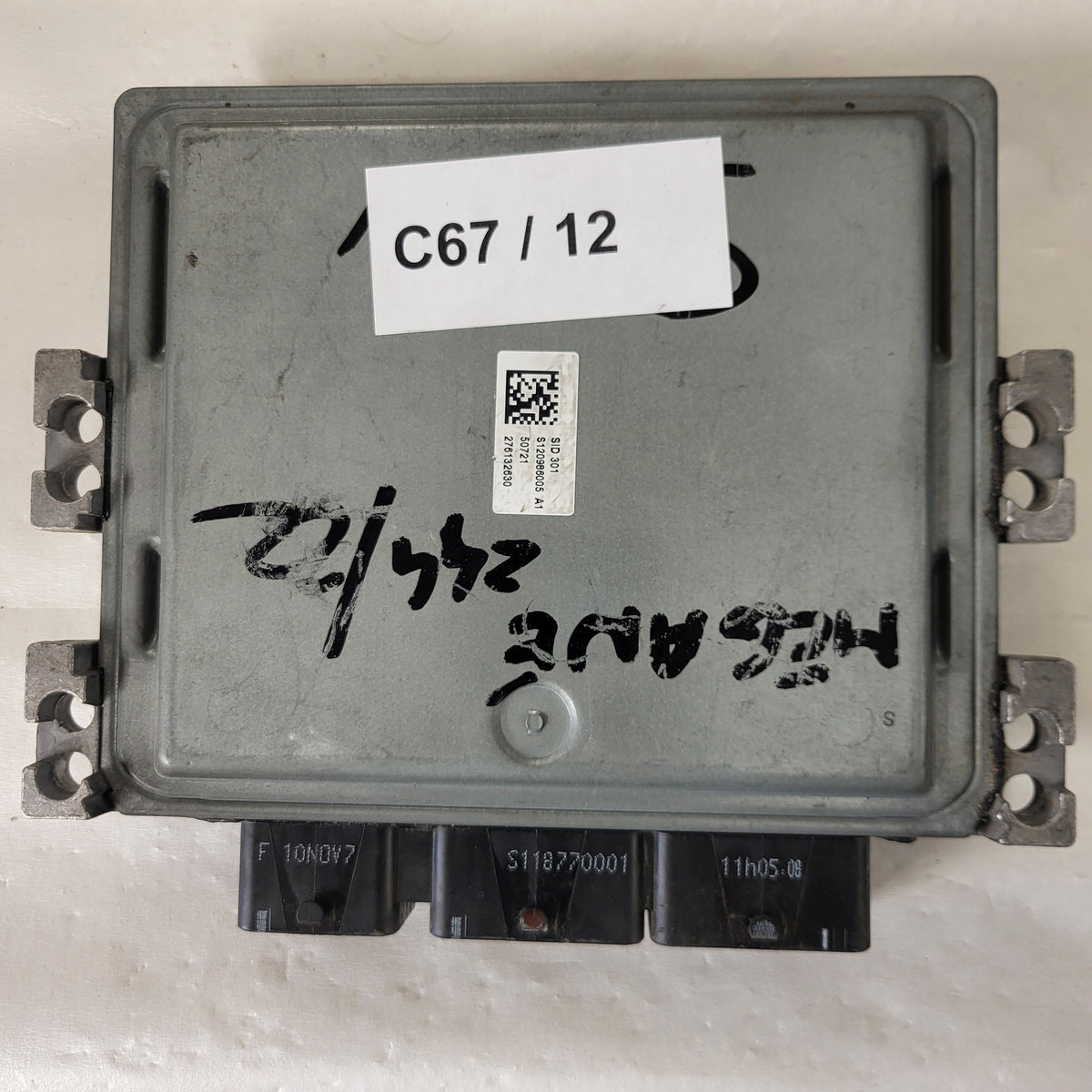 Renault Megane Scenic ECU / S122326113A / 8200804775 / 8200807626 / SID301 / - C67-12 - 3