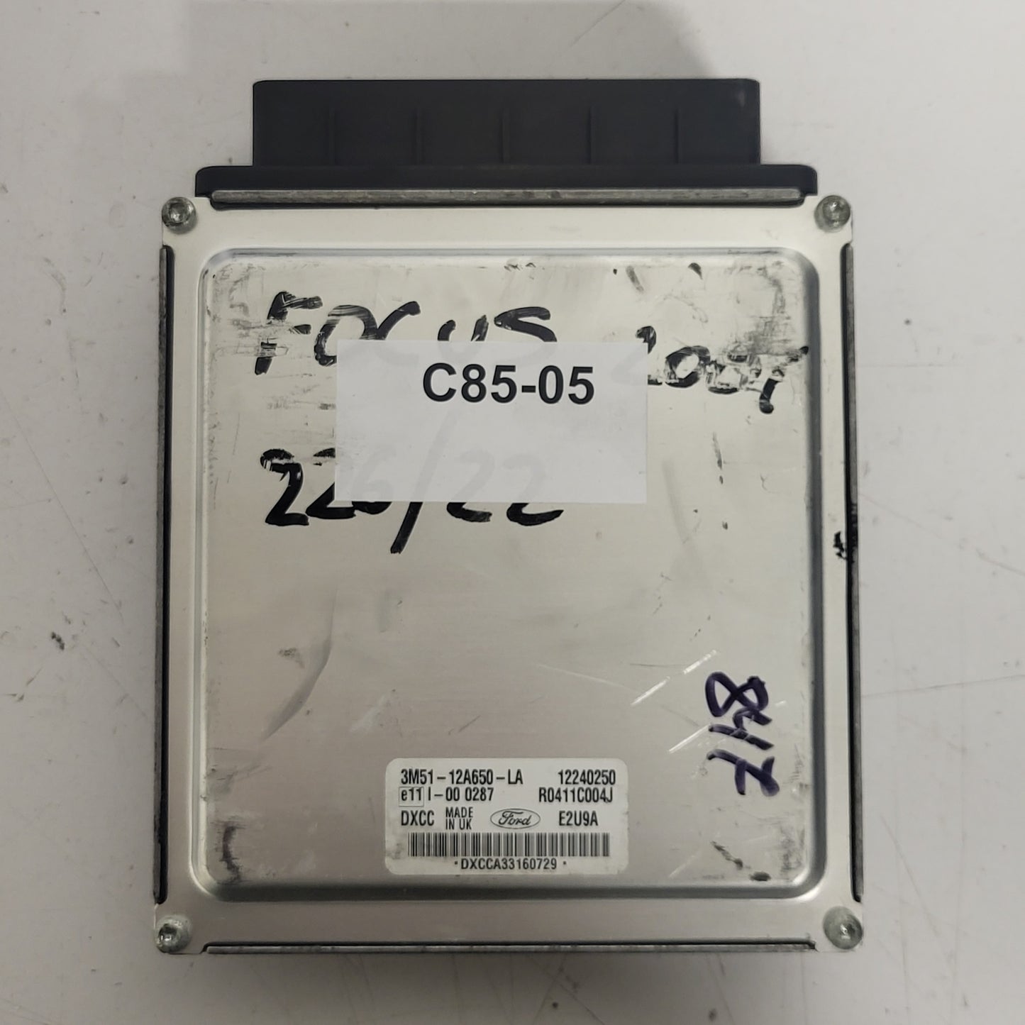 FORD FOCUS CDTI ECU / 3M51-12A650-LA / DXCC / R0411C004J / 12240250