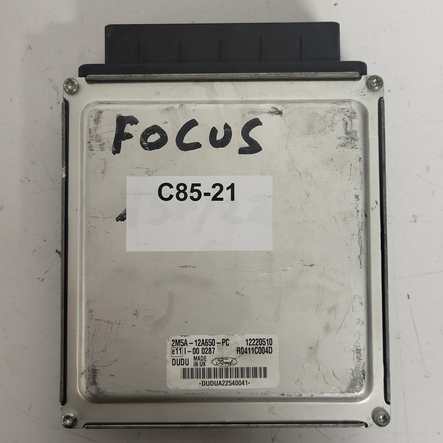 Ford Focus 1.8 TDCI ECU / 2M5A-12A650-PC / 12220510 / R0411C004D / DUDU / DELPHI