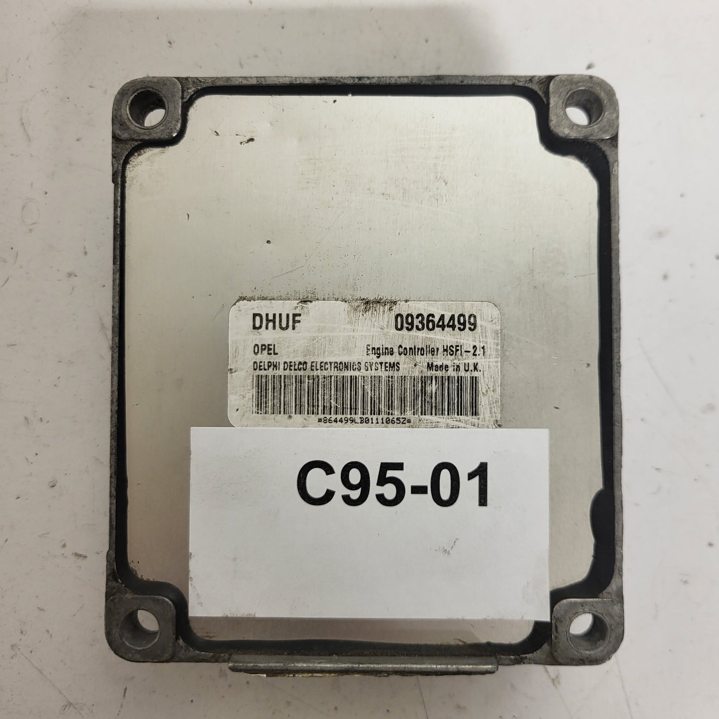 OPEL ASTRA CORSA ZAFIRA 1.6 ECU / 09364499 / DHUF / HSFI-2.1 / DELPHI
