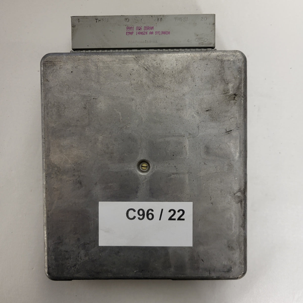 FORD MONDEO ECU / 98AB-12A650-CXA / LP4-332 / SLIP / EEC-V - C96-22 - 3