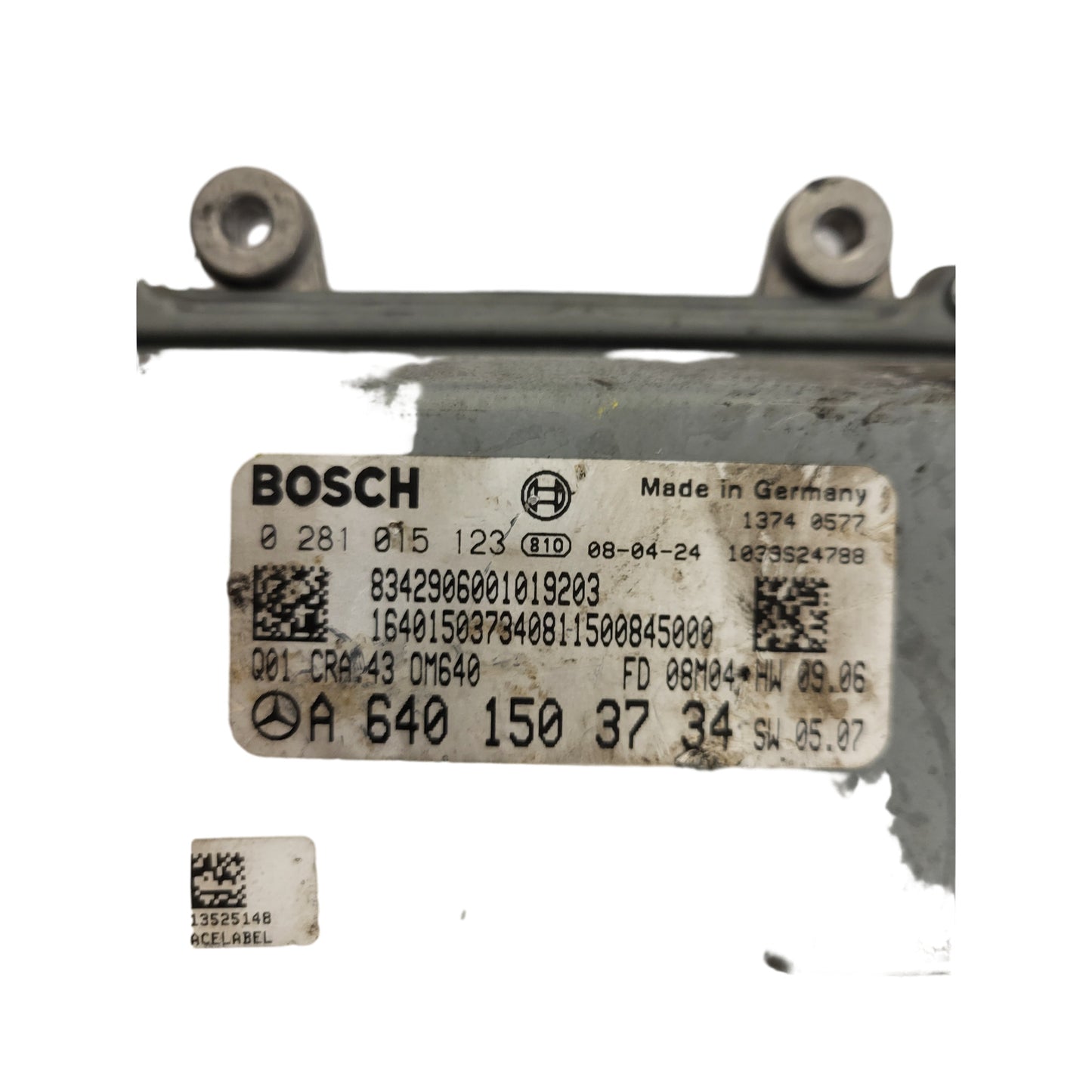 MERCEDES A W169 ECU / 0281015123 / A6401503734 / BOSCH