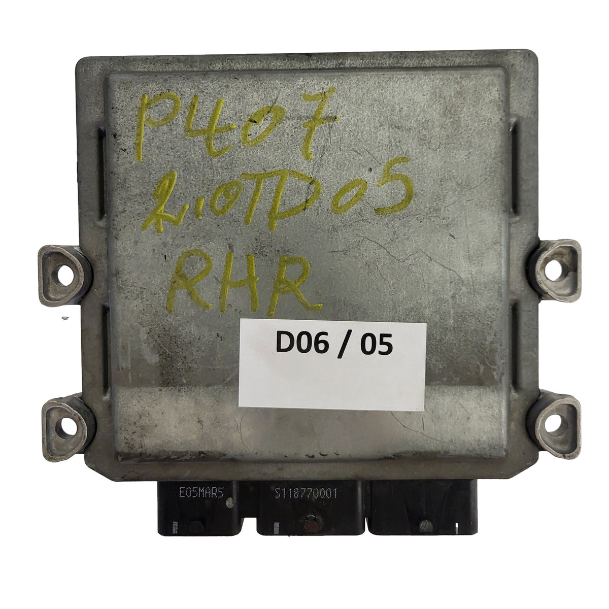 Peugeot Citroen ECU / 5WS40196G-T / SW 9658345180 / HW 9655041480 / SID803 - D06-05 - 3