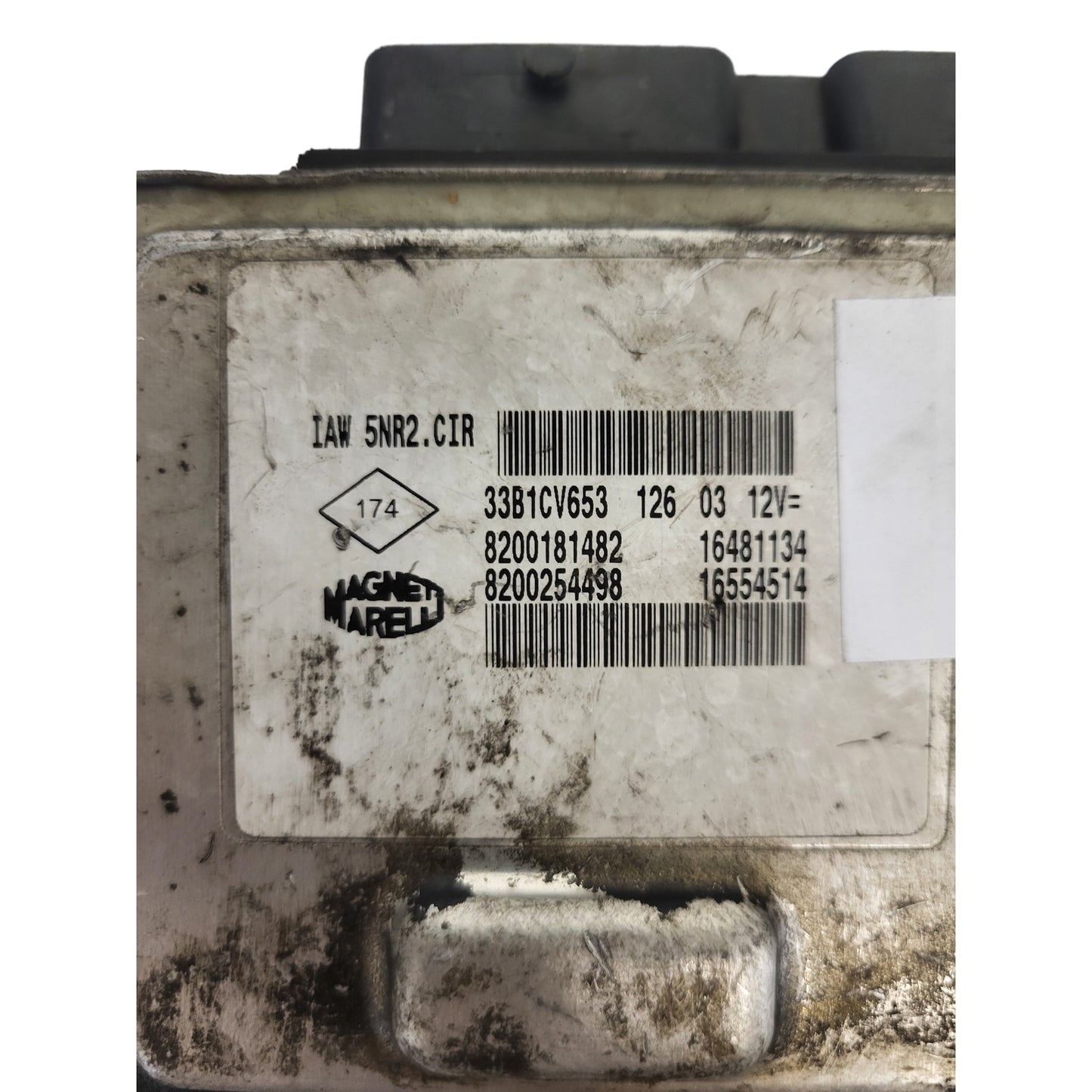 RENAULT CLIO ECU / IAW 5NR2.CIR / 8200181482 / 8200254498 / MAGNETI MARELLI