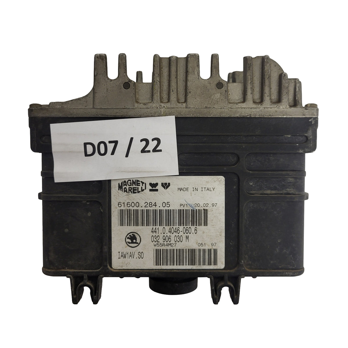 SKODA FELICIA ECU / 032906030M / 61600.284.05 / IAW 1AV.S0 - D07-22 - 3