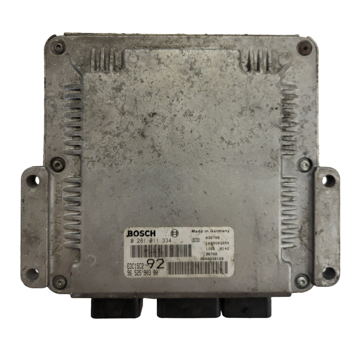 Peugeot Citroen ECU / 0281011334/ 9652590380 / EDC15C2 / BOSCH - D08-16 - 3