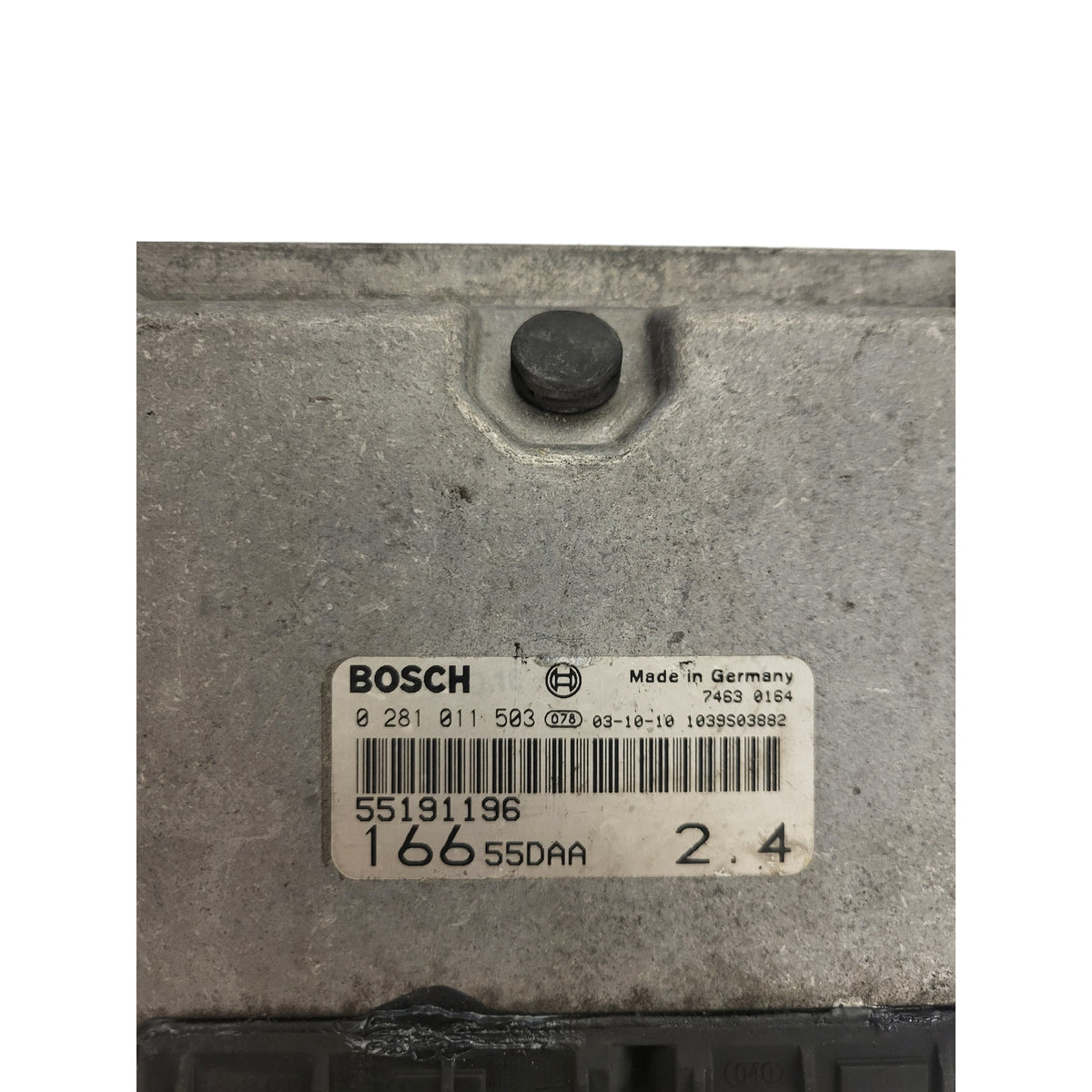 ALFA ROMEO 166 2.4 ECU / 0281011503 / 55191196 / BOSCH - D08-22 - 3