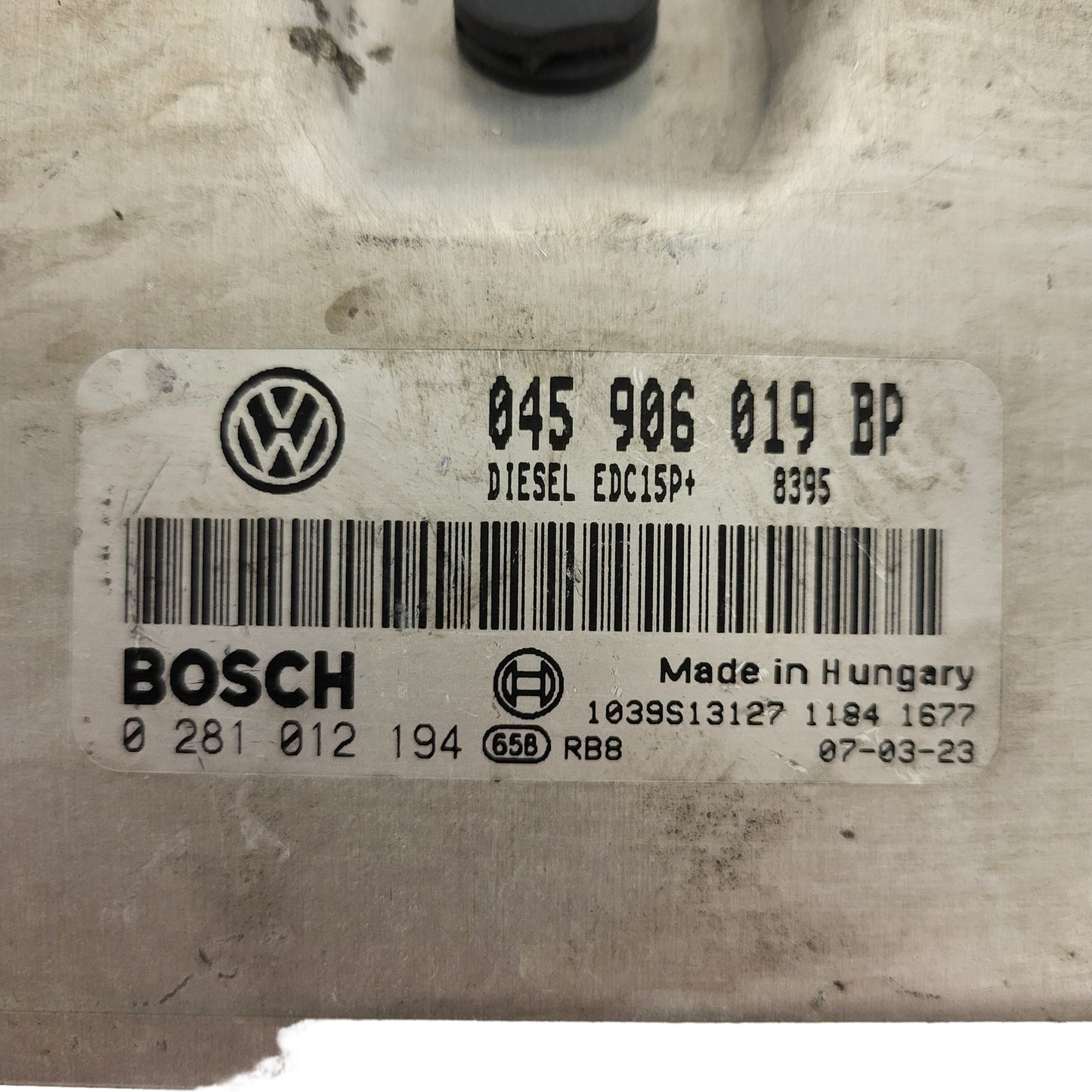 VOLKSWAGEN POLO IV 9N3 ECU / 045906019BP / 0281012194 / EDC15P+ / BOSCH
