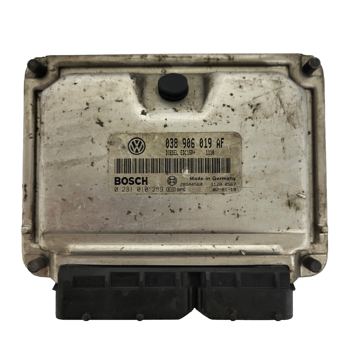 SKODA FABIA ECU / 038906019AF / 0281010289 / EDC15P+ / BOSCH - D13-15 - 3