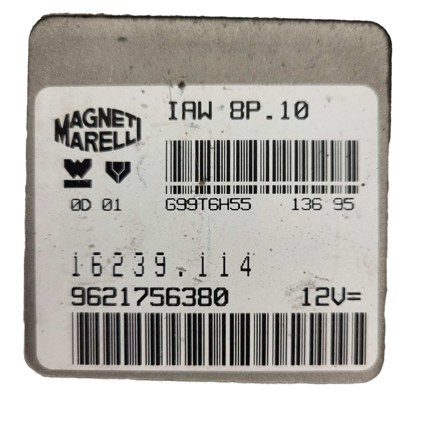 PEUGEOT CITROEN ECU / IAW 8P.10 / 9621756380 / 16239.114 / MAGNETI MARELLI