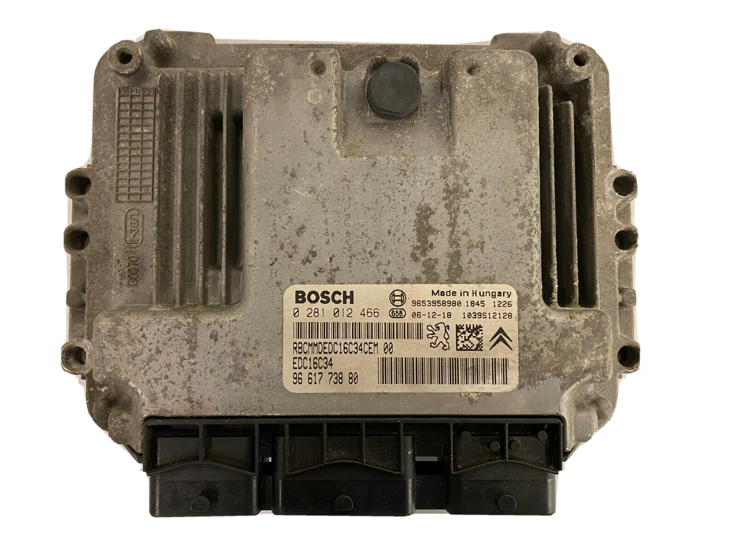 CITROEN XSARA PICASSO 1.6 HDI ECU / 0281012466 / 9661773880 / 9653958980 / BOSCH-