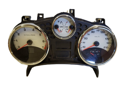 PEUGEOT 207 BENZINA QUADRO STRUMENTI CONTACHILOMETRI 9662904480
