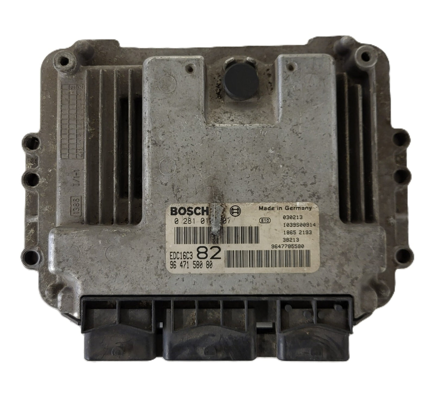 PEUGEOT CITROEN ECU / 0281010707 / 9647158080 / 9647785580 / EDC16C3 / BOSCH
