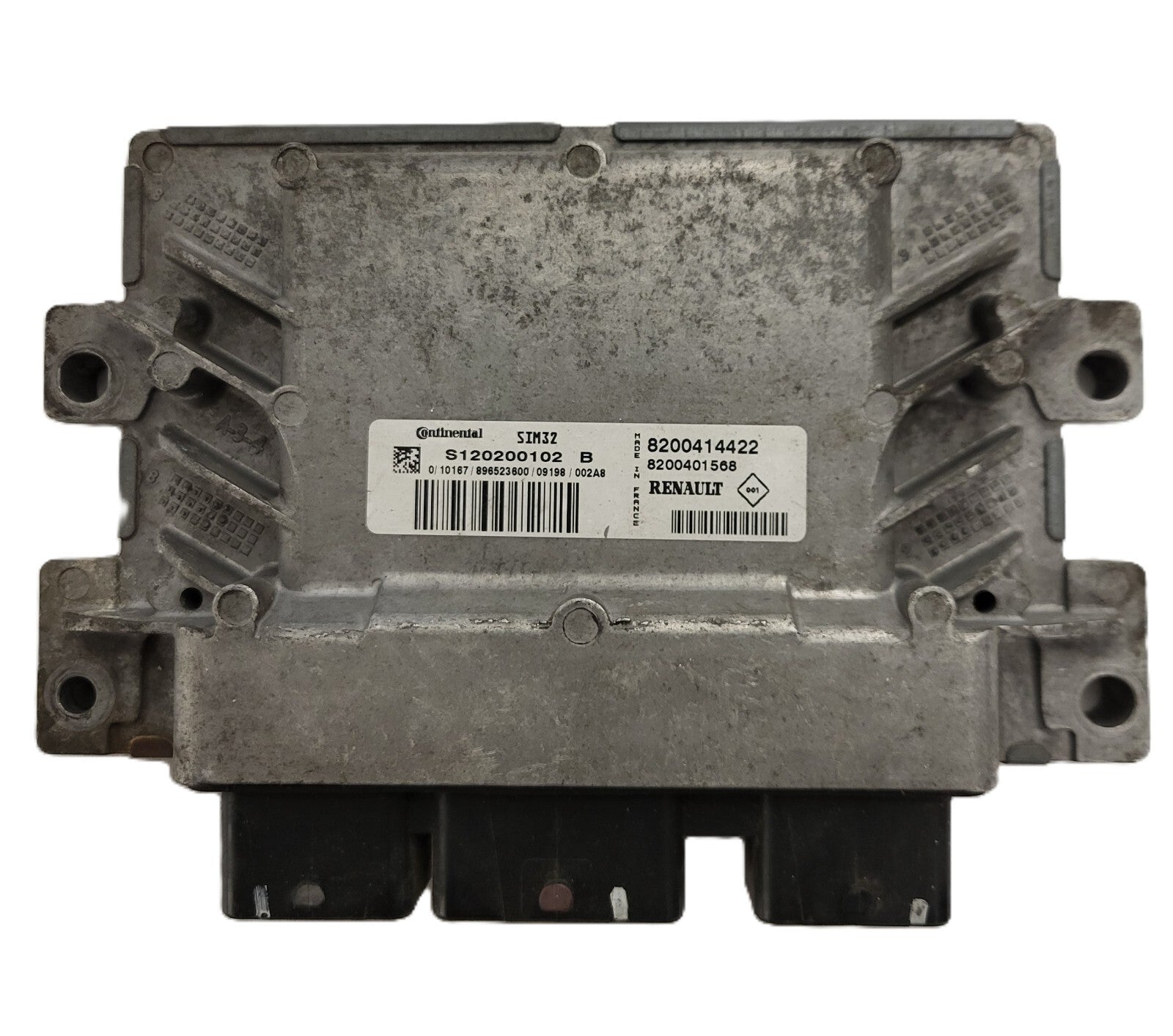 RENAULT MODUS ECU / S120200102 / S120200102B / SIM 32 / 8200414422 / 8200401568 