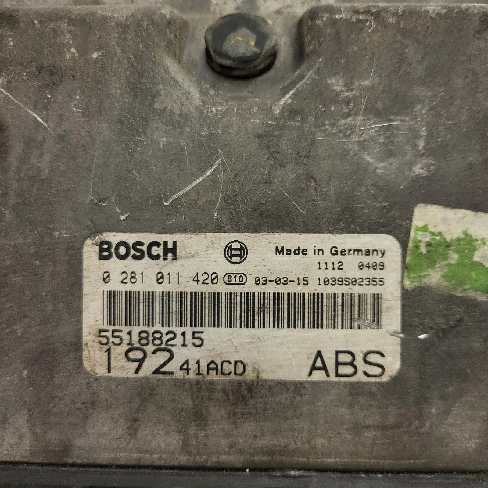 FIAT STILO ECU / 0281011420 / 55188215 / BOSCH