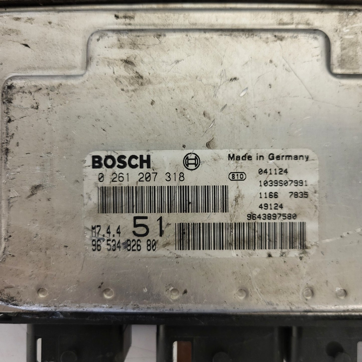 Citroex XSARA ECU / 0261207318 / 9653492680 / M7.4.4 / BOSCH