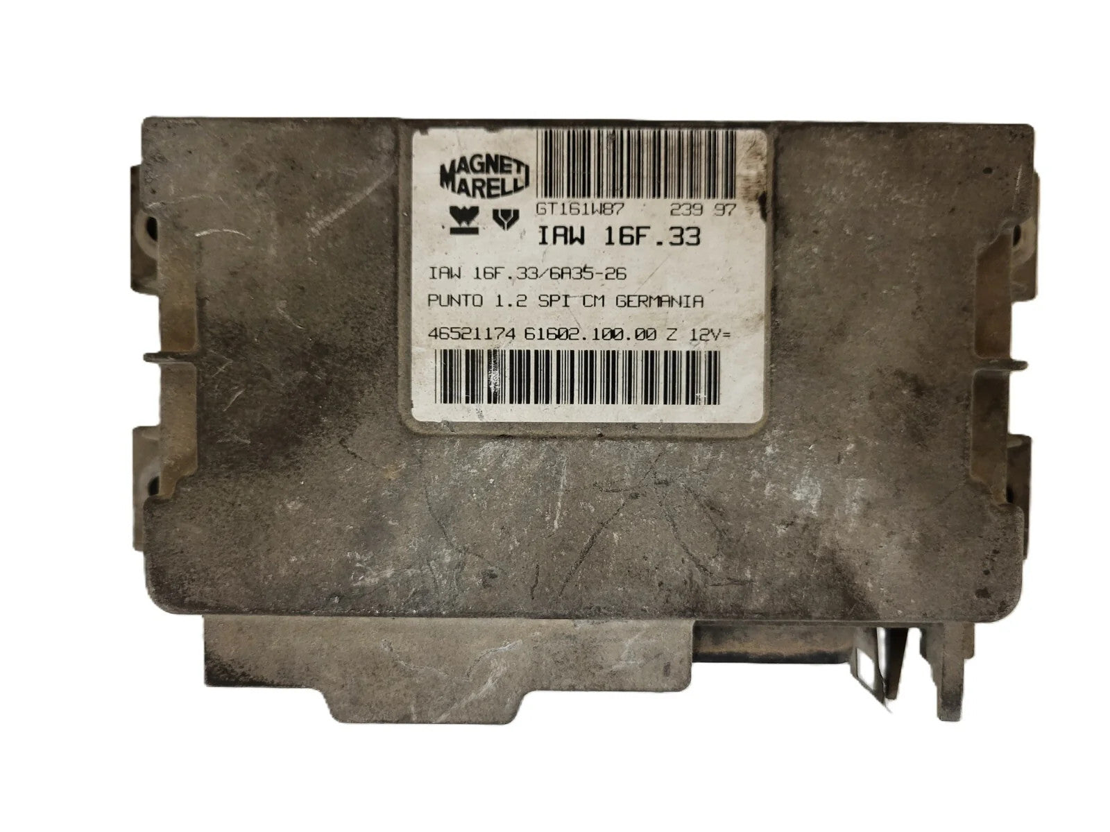FIAT PUNTO ECU / IAW 16F.33 / 46521174 / 61602.100.00 / MAGNETI MARELLI
