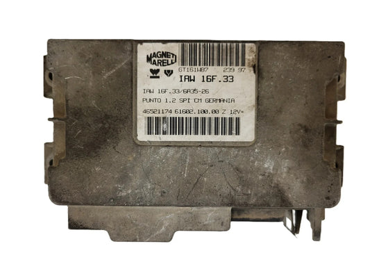 FIAT PUNTO ECU / IAW 16F.33 / 46521174 / 61602.100.00 / MAGNETI MARELLI