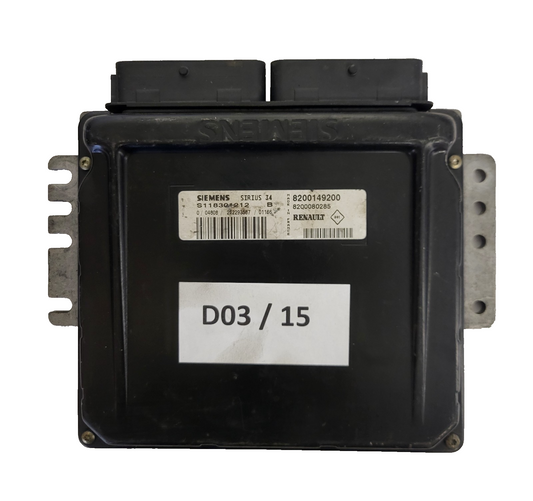 RENAULT ECU /S118301212 / S118301212B / 8200149200 / 8200080285 / SIRIUS 34