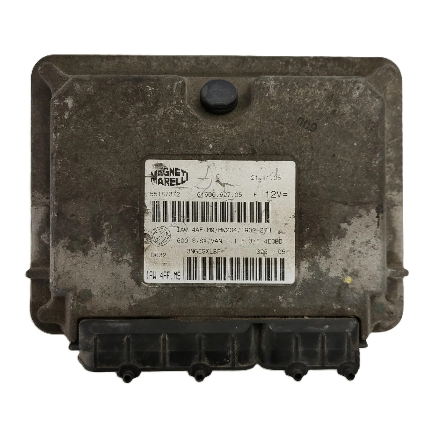 Fiat Seicento 600 ECU / 55187372 / IAW 4AF.M9 / 61600.627.05 / MAGNETI MARELLI