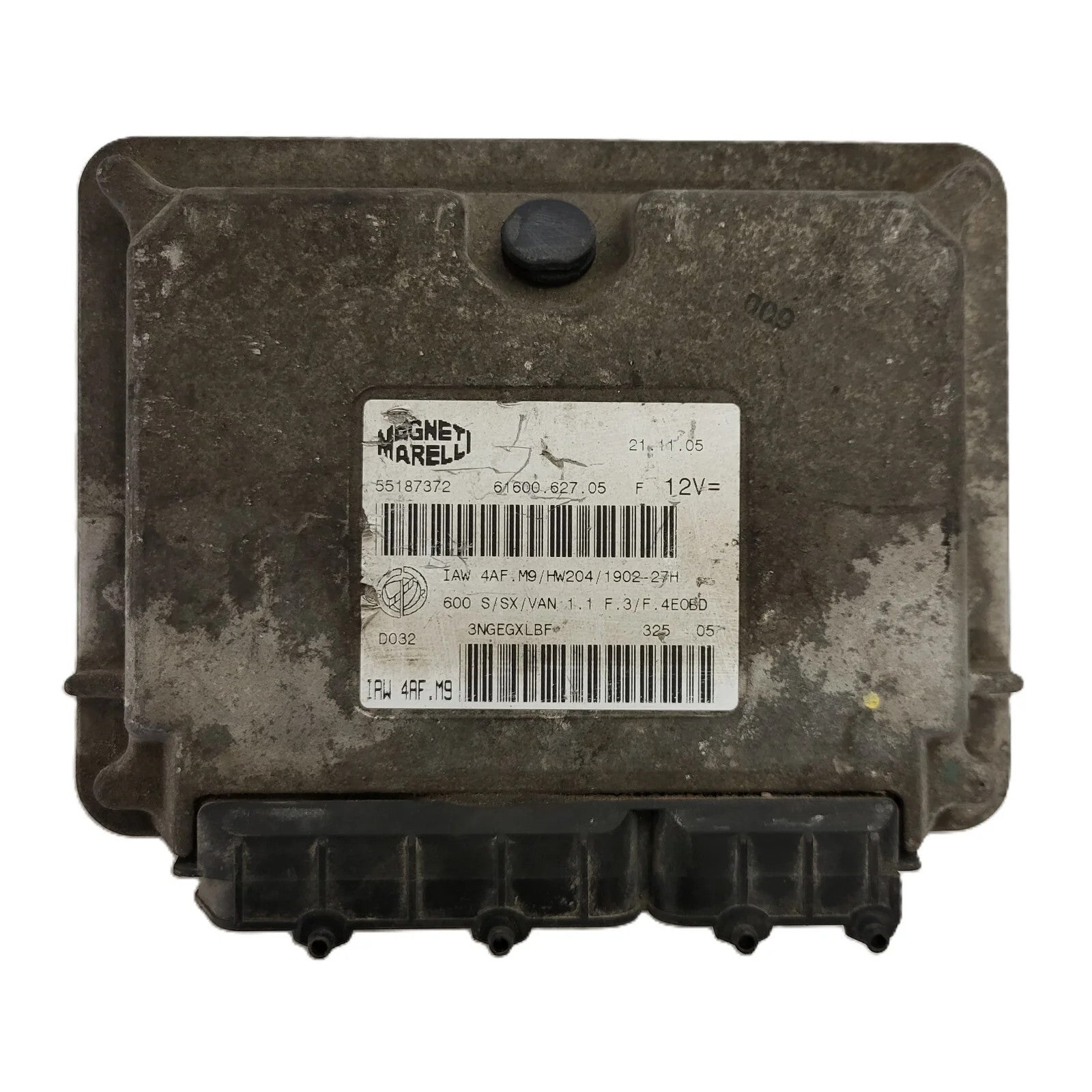 Fiat Seicento 600 ECU / 55187372 / IAW 4AF.M9 / 61600.627.05 / MAGNETI MARELLI