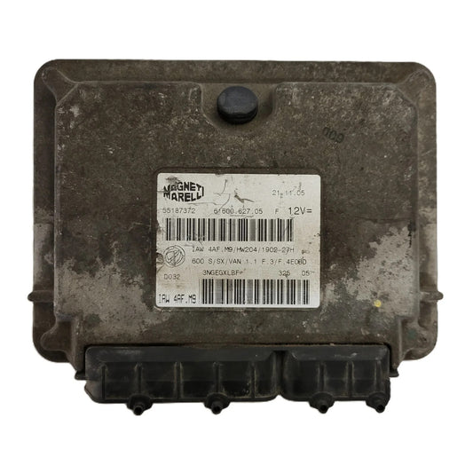 Fiat Seicento 600 ECU / 55187372 / IAW 4AF.M9 / 61600.627.05 / MAGNETI MARELLI