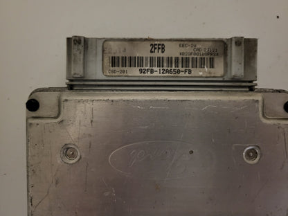 Ford Fiesta ECU / 92FB-12A650-FB / 2FFB / CSD-201 / EEC-IV