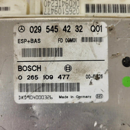 Mercedes A-Class W168 ESP ECU / 0295454232 / 0265109477 / BOSCH