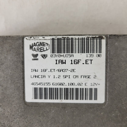 LANCIA Y 1.2 ECU / IAW 16F.ET / 46545155 /61602.108.02 / MAGNETI MARELLI