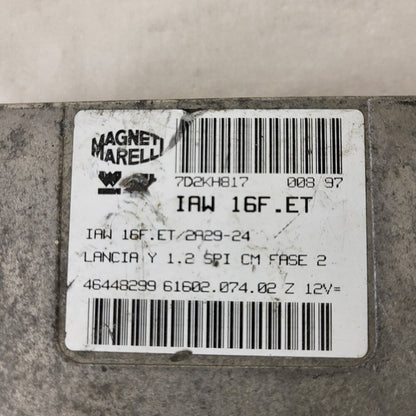 LANCIA Y 1.2 ECU / IAW 16F.ET / 46448299 / 61602.074.02 / MAGNETI MARELLI