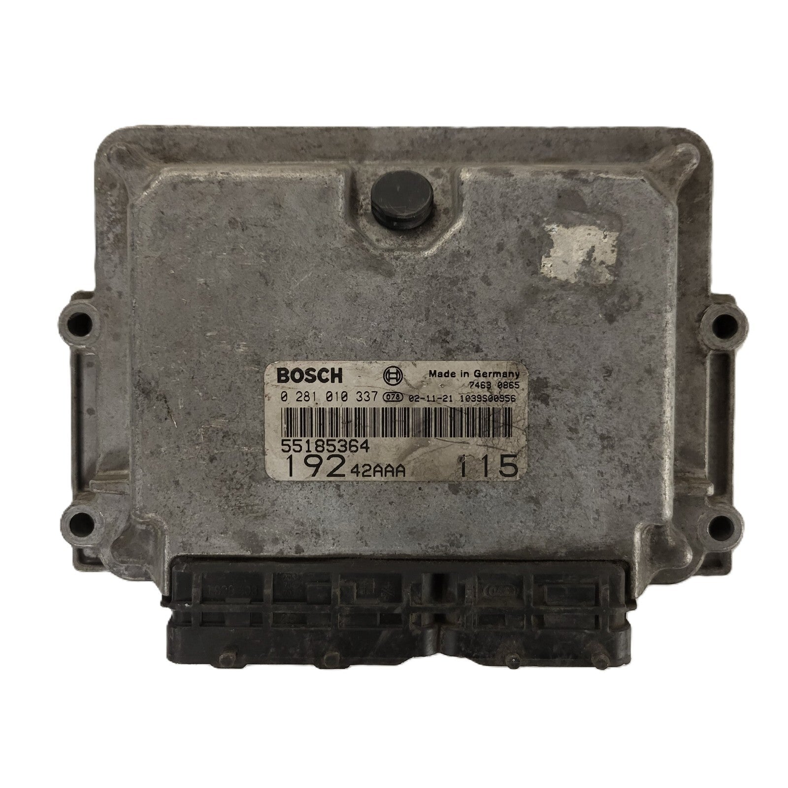 Fiat Stilo 1.9 JTD ECU / 0281010337 / 55185364 / BOSCH