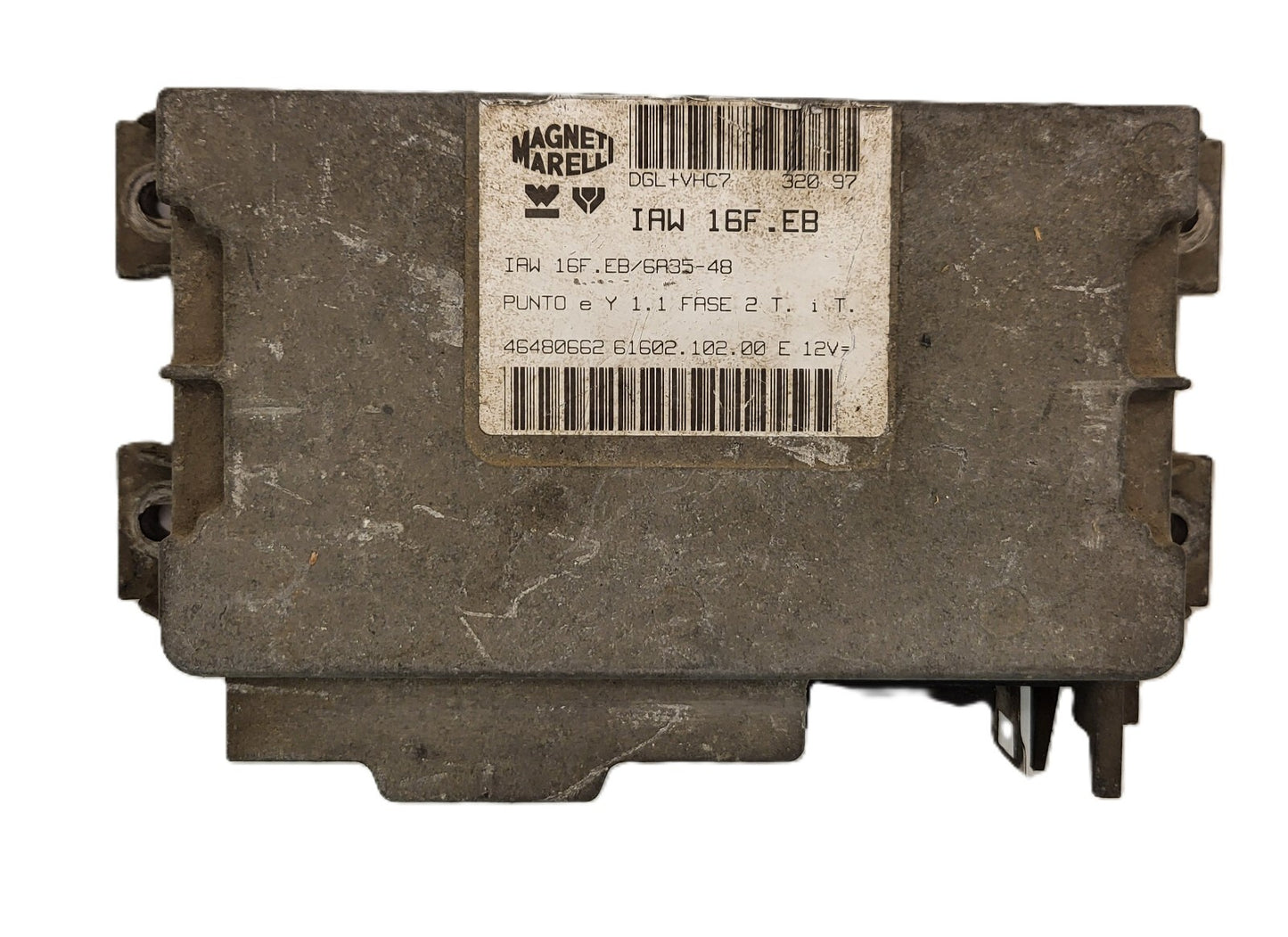 FIAT PUNTO LANCIA Y 1.1 ECU / IAW 16F.EB / 46480662 /  IAW16F.EB / MAGNETI MAREL