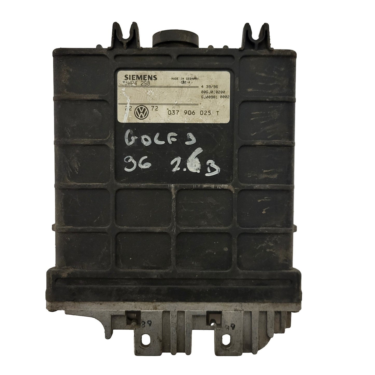 VW GOLF 3 ECU / 037906025T / 5WP4 298 / 5WP4298 / SIEMENS