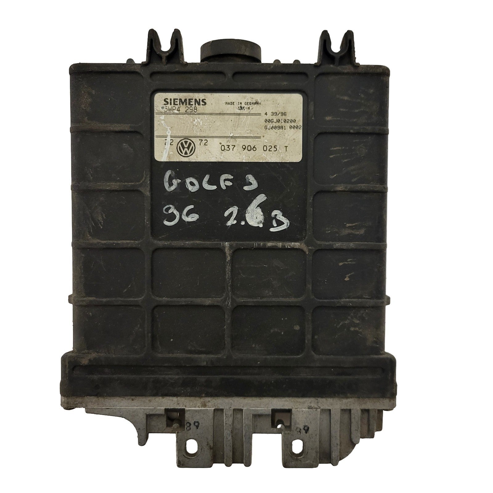 VW GOLF 3 ECU / 037906025T / 5WP4 298 / 5WP4298 / SIEMENS