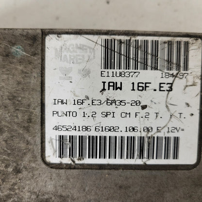 Fiat Punto 1.2 ECU / 46524186 / IAW 16F.E3 / 61602.106.00 / MAGNETI MARELLI