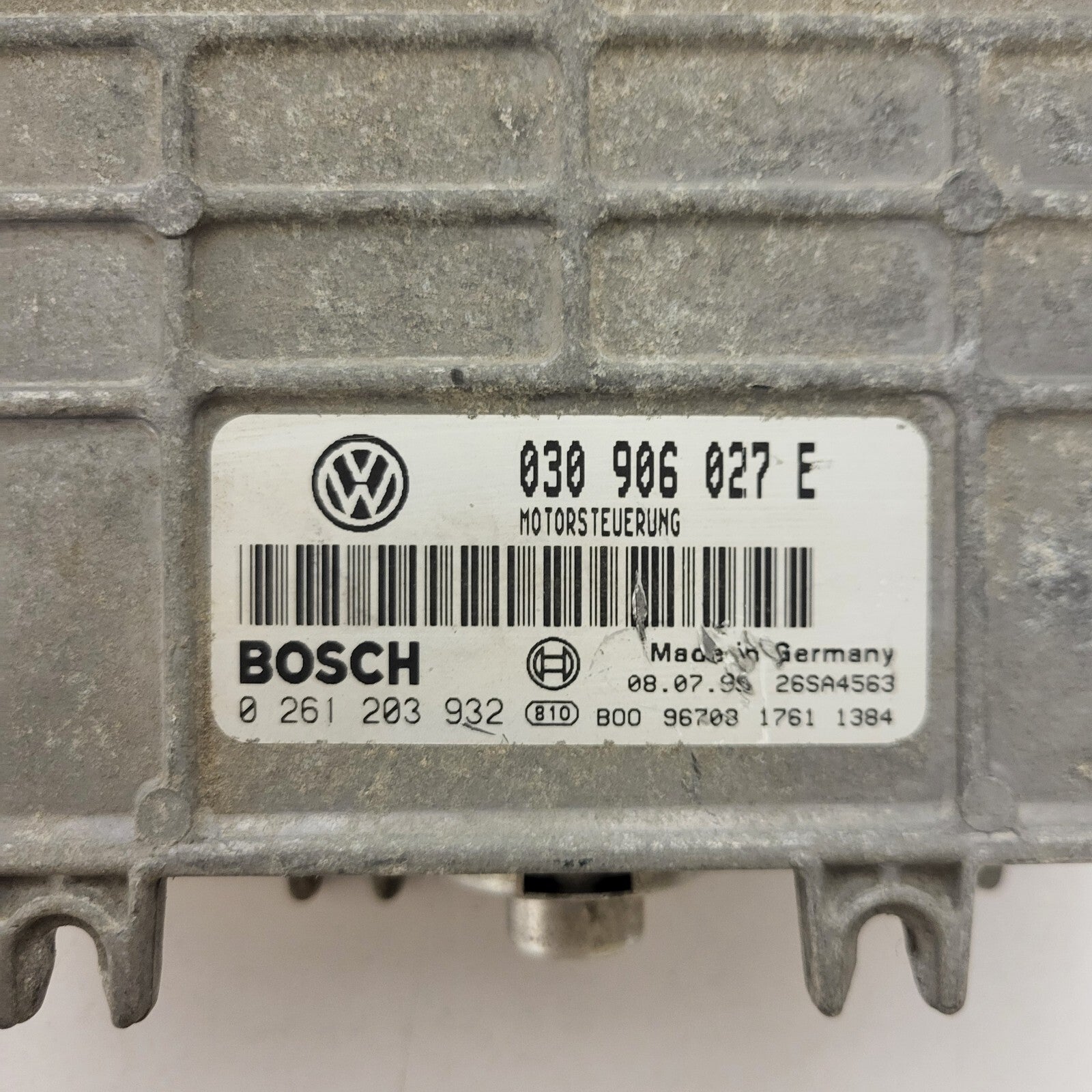 VW POLO  AROSA ECU / 030906027E / 0261203932 / BOSCH