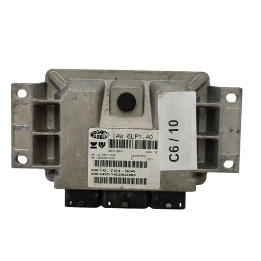 PEUGEOT 307 ECU / IAW 6LP1.40 / 9651626280 / 9650623180 / MAGNETI MARELLI