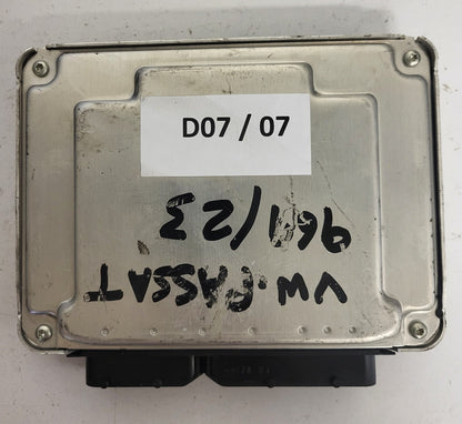 VW AUDI SEAT SKODA ECU / 038906019KD / 0281011205 / EDC15P+ / BOSCH